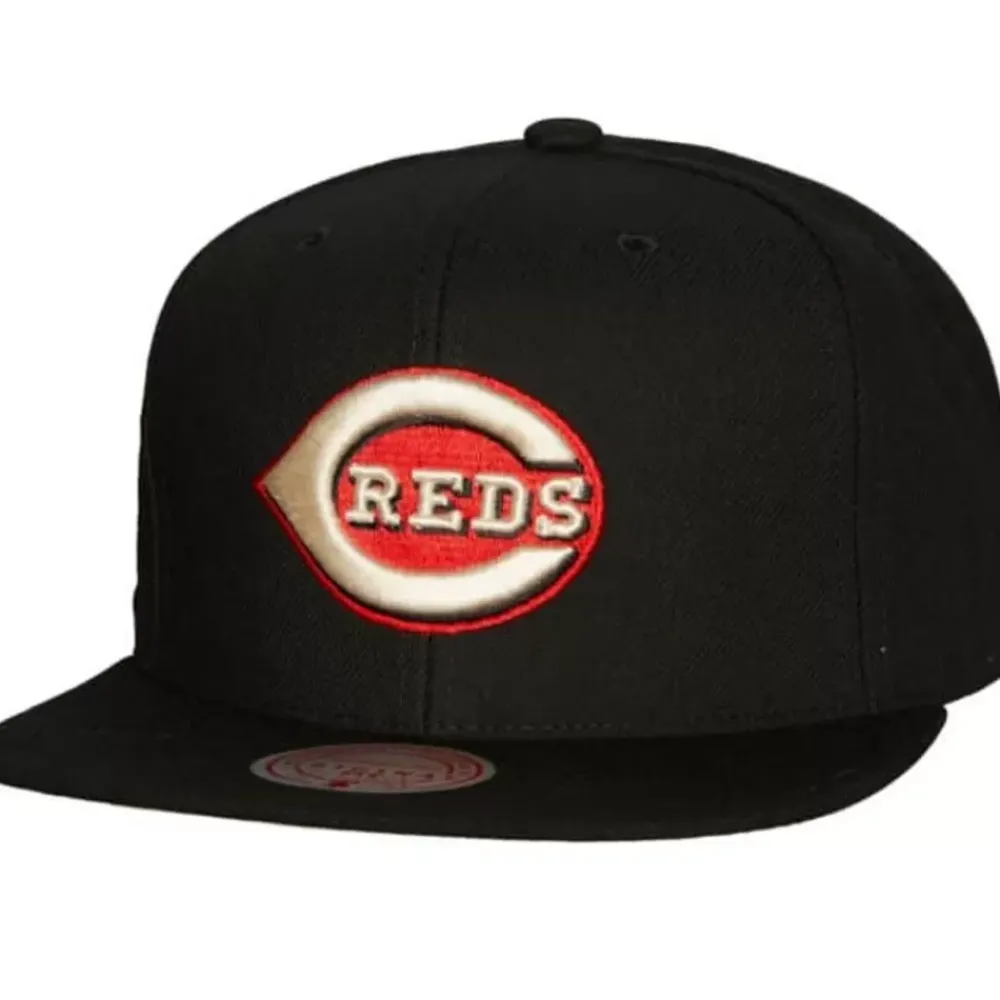 Headwear Mitchell & Ness -Team Classic Snapback Coop Cincinnati Reds