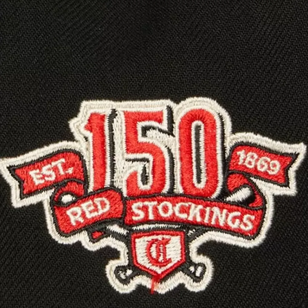 Headwear Mitchell & Ness -Team Classic Snapback Coop Cincinnati Reds