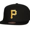 Headwear Mitchell & Ness -Team Classic Snapback Coop Pittsburgh Pirates