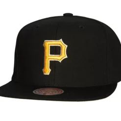 Headwear Mitchell & Ness -Team Classic Snapback Coop Pittsburgh Pirates