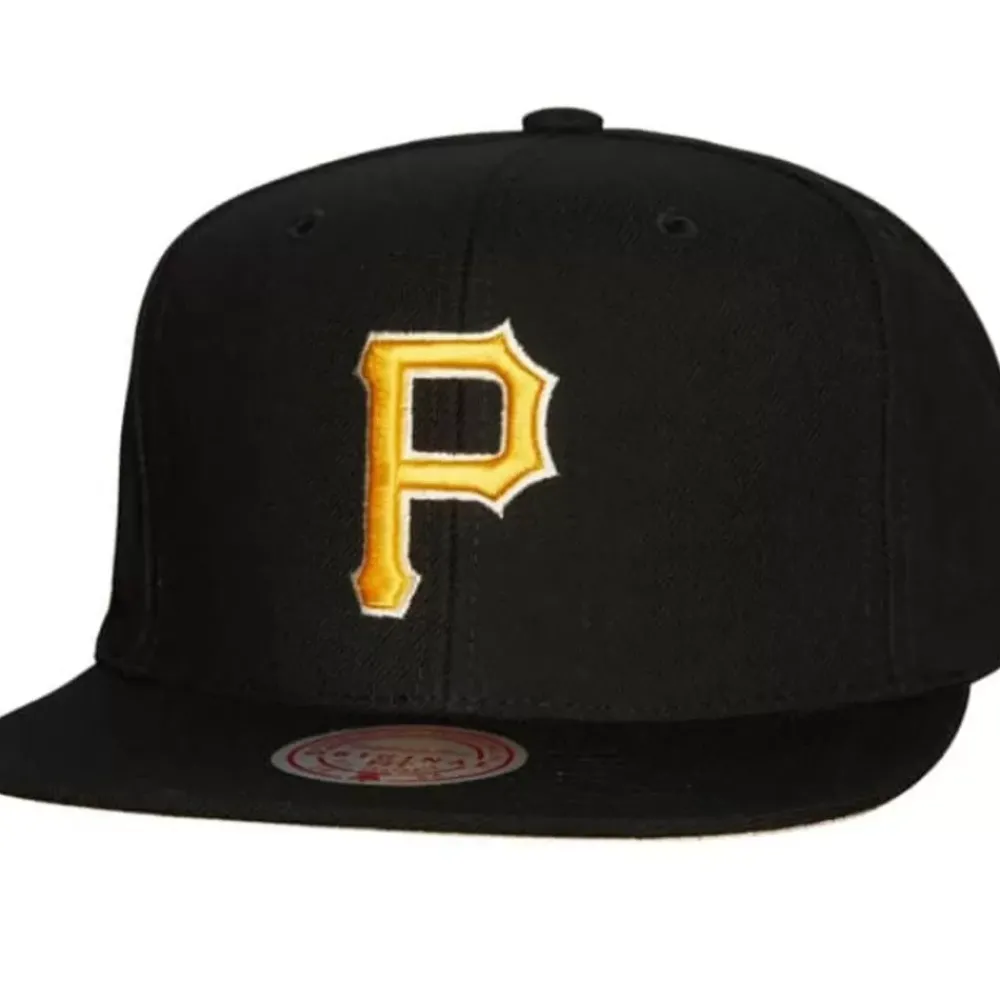 Headwear Mitchell & Ness -Team Classic Snapback Coop Pittsburgh Pirates