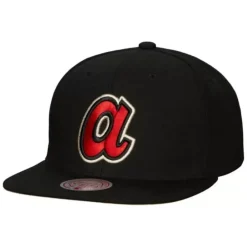 Headwear Mitchell & Ness -Team Classic Snapback Coop Atlanta Braves