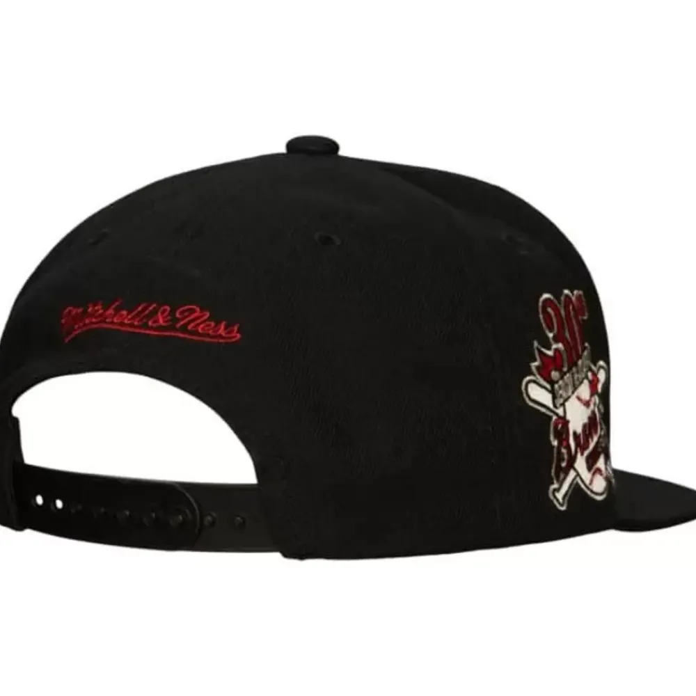 Headwear Mitchell & Ness -Team Classic Snapback Coop Atlanta Braves