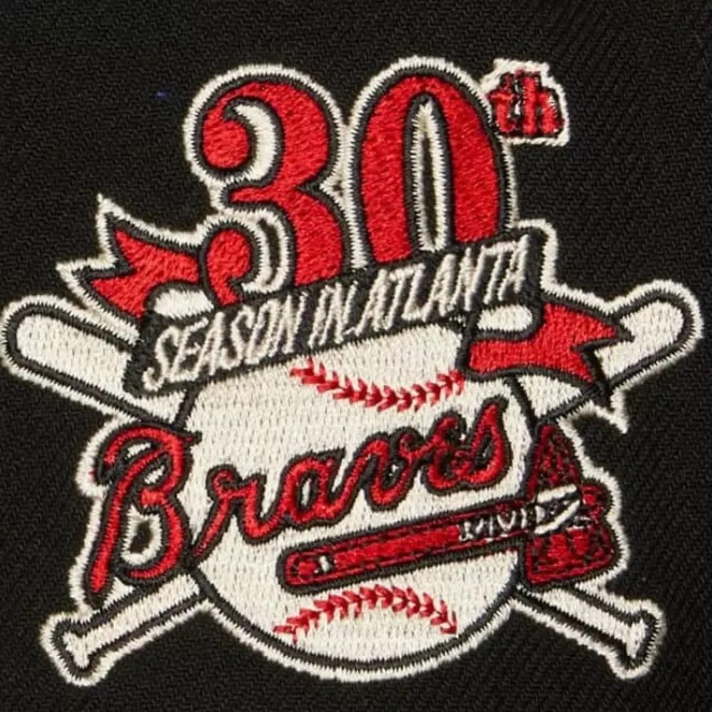 Headwear Mitchell & Ness -Team Classic Snapback Coop Atlanta Braves