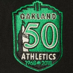 Headwear Mitchell & Ness -Team Classic Snapback Coop Oakland Athletics