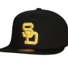 Headwear Mitchell & Ness -Team Classic Snapback Coop San Diego Padres