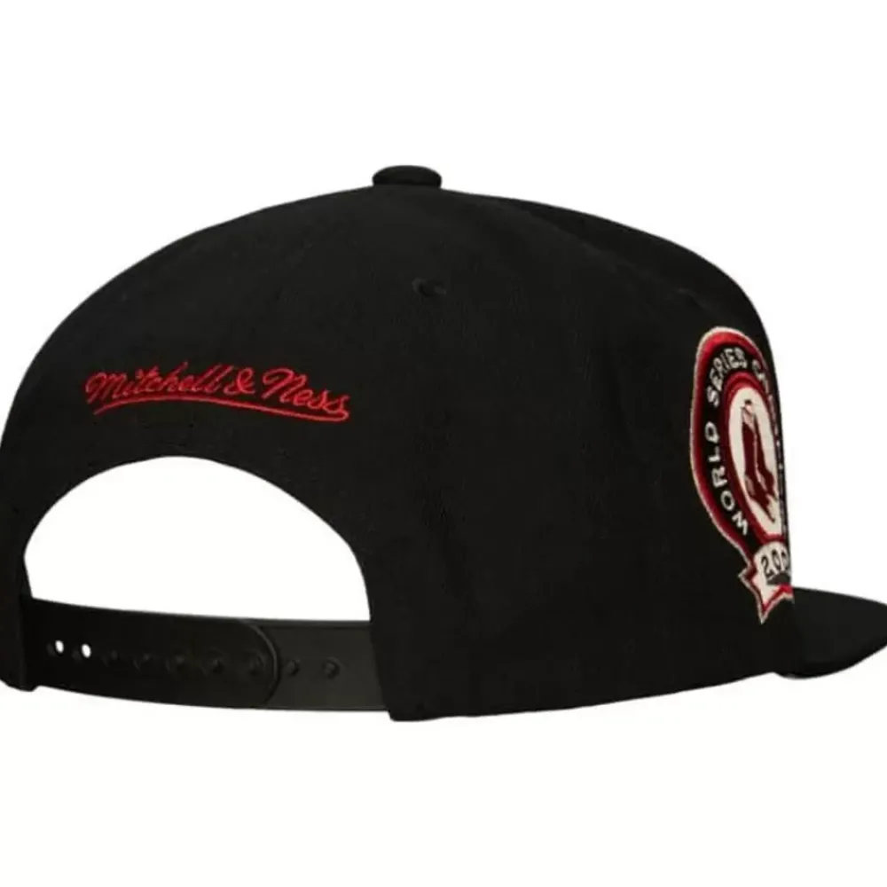 Headwear Mitchell & Ness -Team Classic Snapback Coop Boston Red Sox