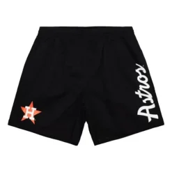 Apparel Mitchell & Ness Shorts-Team Essentials Nylon Shorts Houston Astros