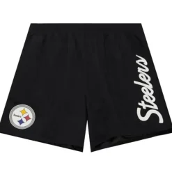 Apparel Mitchell & Ness Shorts-Team Essentials Nylon Shorts Pittsburgh Steelers