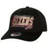 Headwear Mitchell & Ness -Team Graphic Stretch Snapback Philadelphia 76Ers