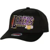 Headwear Mitchell & Ness -Team Graphic Stretch Snapback Los Angeles Lakers