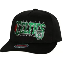Headwear Mitchell & Ness -Team Graphic Stretch Snapback Boston Celtics