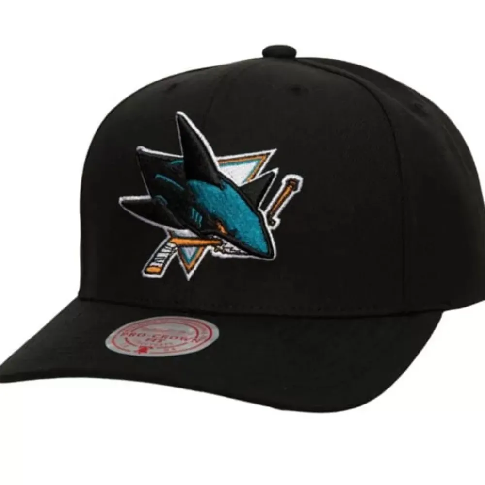 Headwear Mitchell & Ness -Team Ground 2.0 Pro Snapback San Jose Sharks