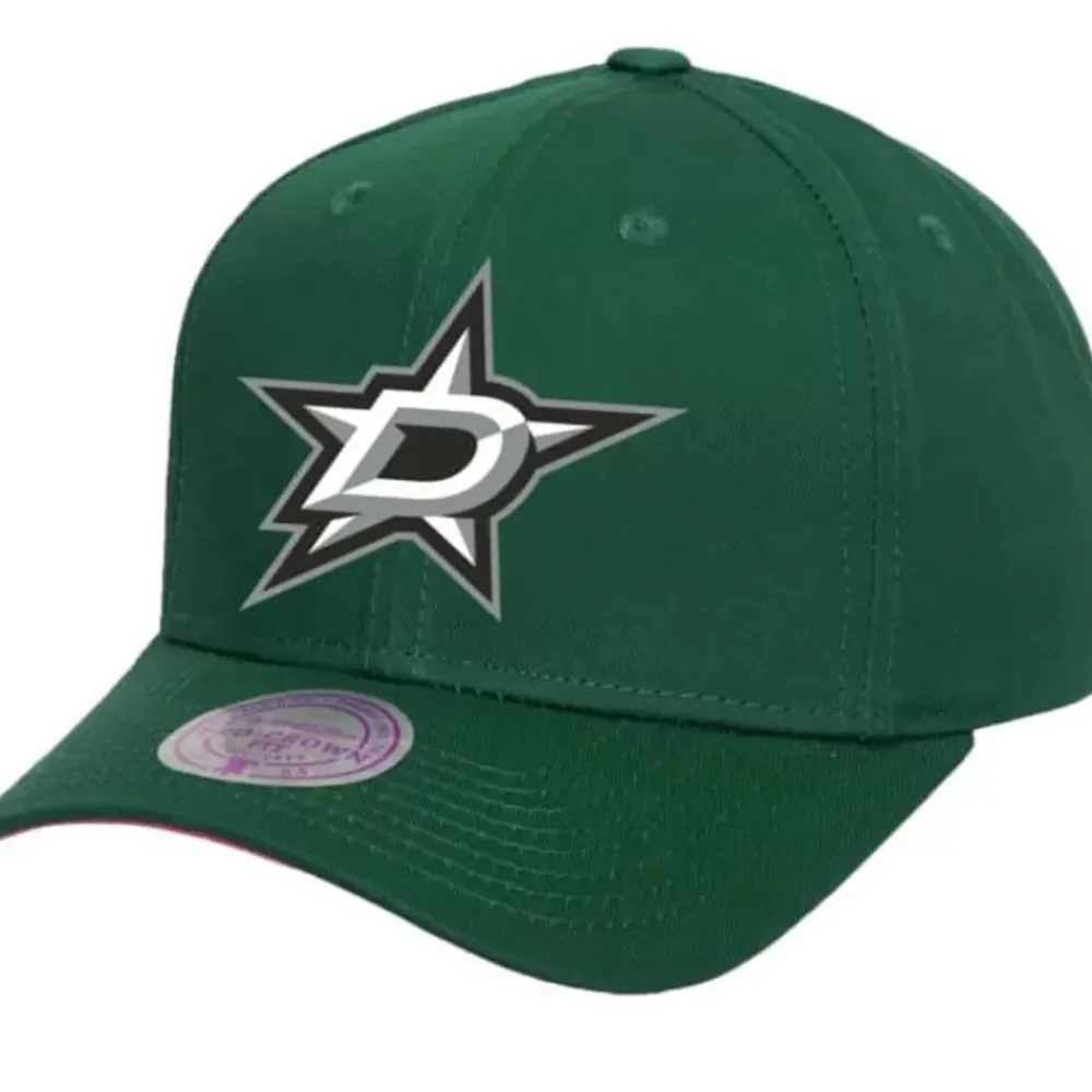 Headwear Mitchell & Ness -Team Ground 2.0 Pro Snapback Dallas Stars