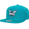Headwear Mitchell & Ness -Team Ground 2.0 Snapback Charlotte Hornets