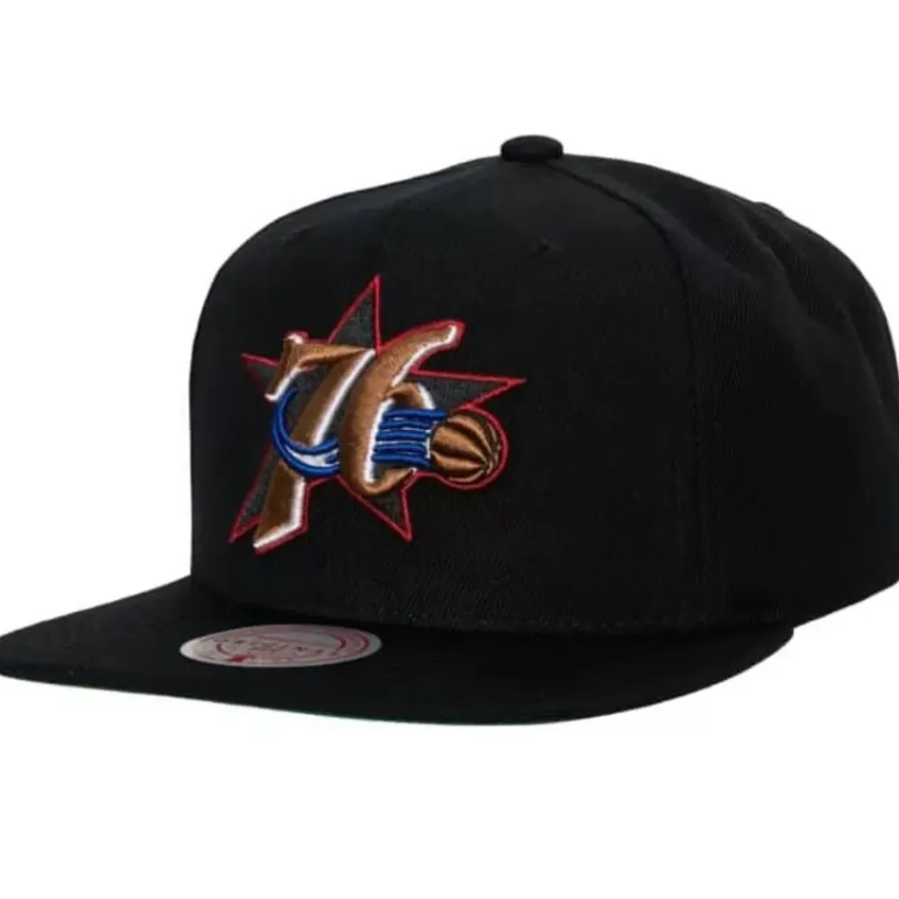 Headwear Mitchell & Ness -Team Ground 2.0 Snapback Hwc Philadelphia 76Ers