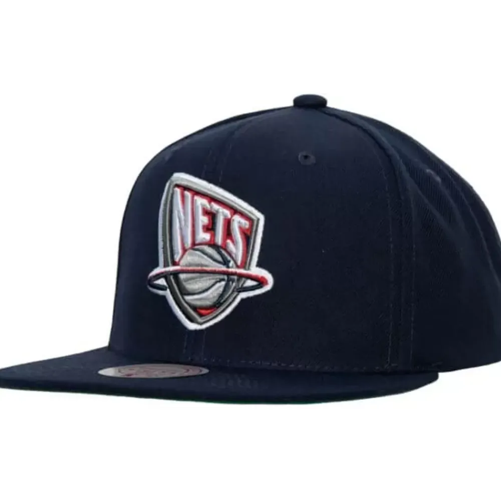Headwear Mitchell & Ness -Team Ground 2.0 Snapback Hwc New Jersey Nets