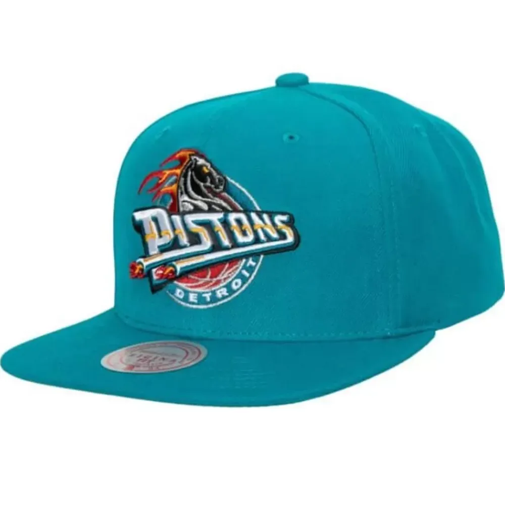 Headwear Mitchell & Ness -Team Ground 2.0 Snapback Hwc Detroit Pistons