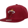 Headwear Mitchell & Ness -Team Ground 2.0 Snapback Miami Heat