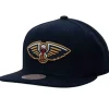 Headwear Mitchell & Ness -Team Ground 2.0 Snapback New Orleans Pelicans