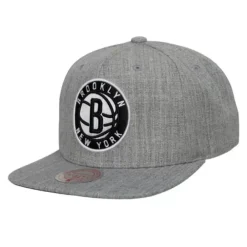 Headwear Mitchell & Ness -Team Heather 2.0 Snapback Brooklyn Nets