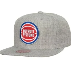 Headwear Mitchell & Ness -Team Heather 2.0 Snapback Detroit Pistons