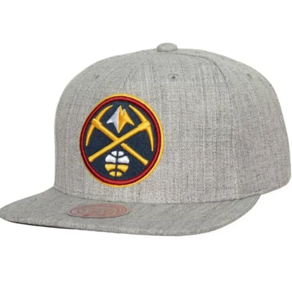 Headwear Mitchell & Ness -Team Heather 2.0 Snapback Denver Nuggets