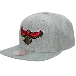 Headwear Mitchell & Ness -Team Heather 2.0 Snapback Hwc Atlanta Hawks
