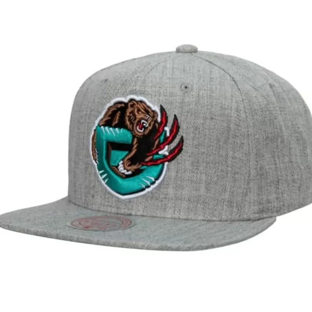 Headwear Mitchell & Ness -Team Heather 2.0 Snapback Hwc Vancouver Grizzlies