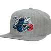 Headwear Mitchell & Ness -Team Heather 2.0 Snapback Hwc Charlotte Hornets