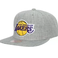 Headwear Mitchell & Ness -Team Heather 2.0 Snapback Los Angeles Lakers
