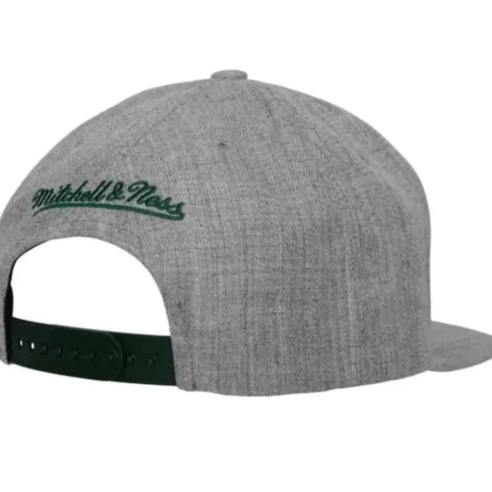 Headwear Mitchell & Ness -Team Heather 2.0 Snapback Milwaukee Bucks