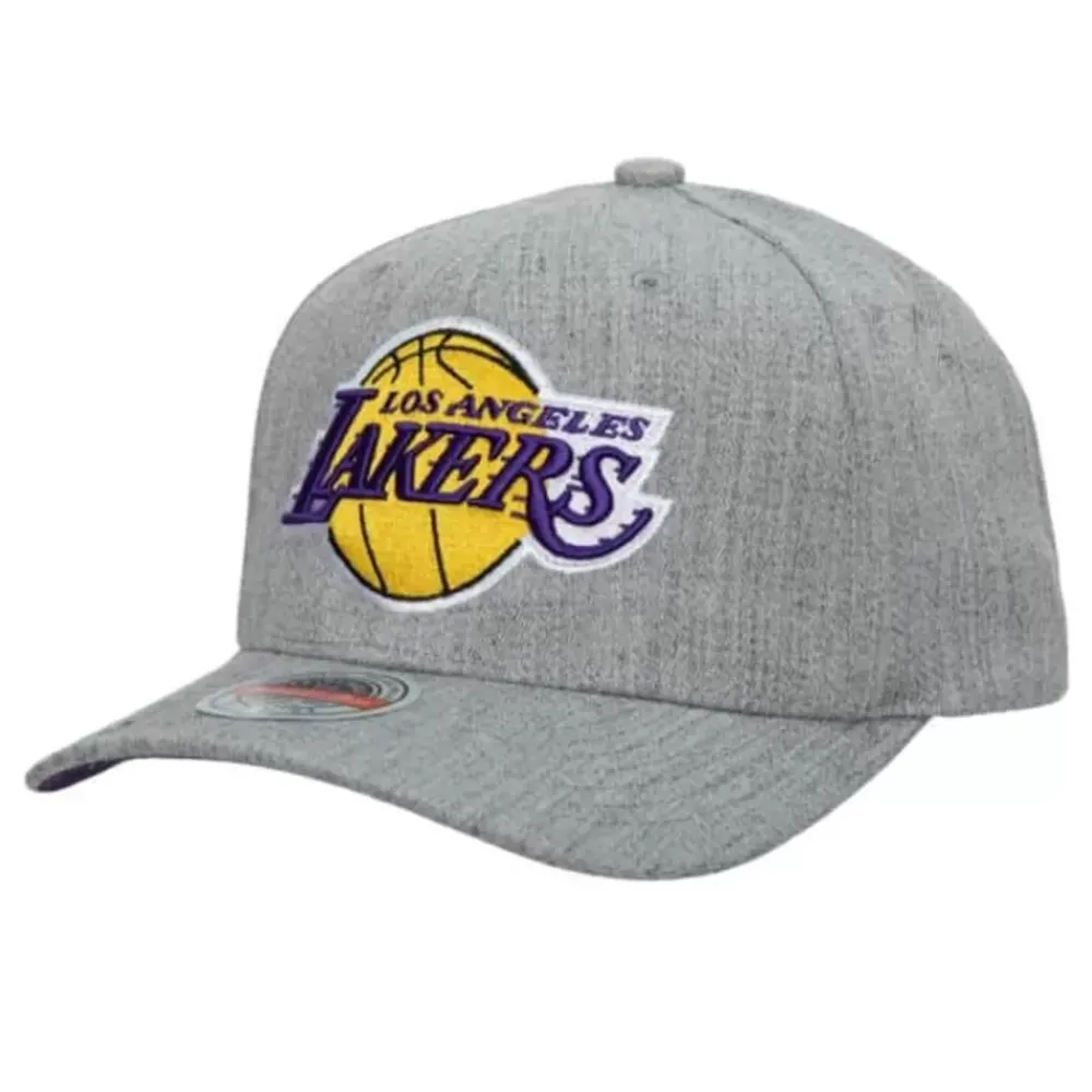 Headwear Mitchell & Ness -Team Heather 2.0 Stretch Snapback Los Angeles Lakers
