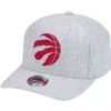 Headwear Mitchell & Ness -Team Heather Classic Red Snapback Toronto Raptors