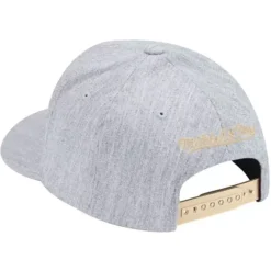 Headwear Mitchell & Ness -Team Heather Classic Red Snapback Milwaukee Bucks