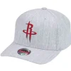 Headwear Mitchell & Ness -Team Heather Classic Red Snapback Houston Rockets