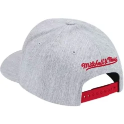 Headwear Mitchell & Ness -Team Heather Classic Red Snapback Houston Rockets