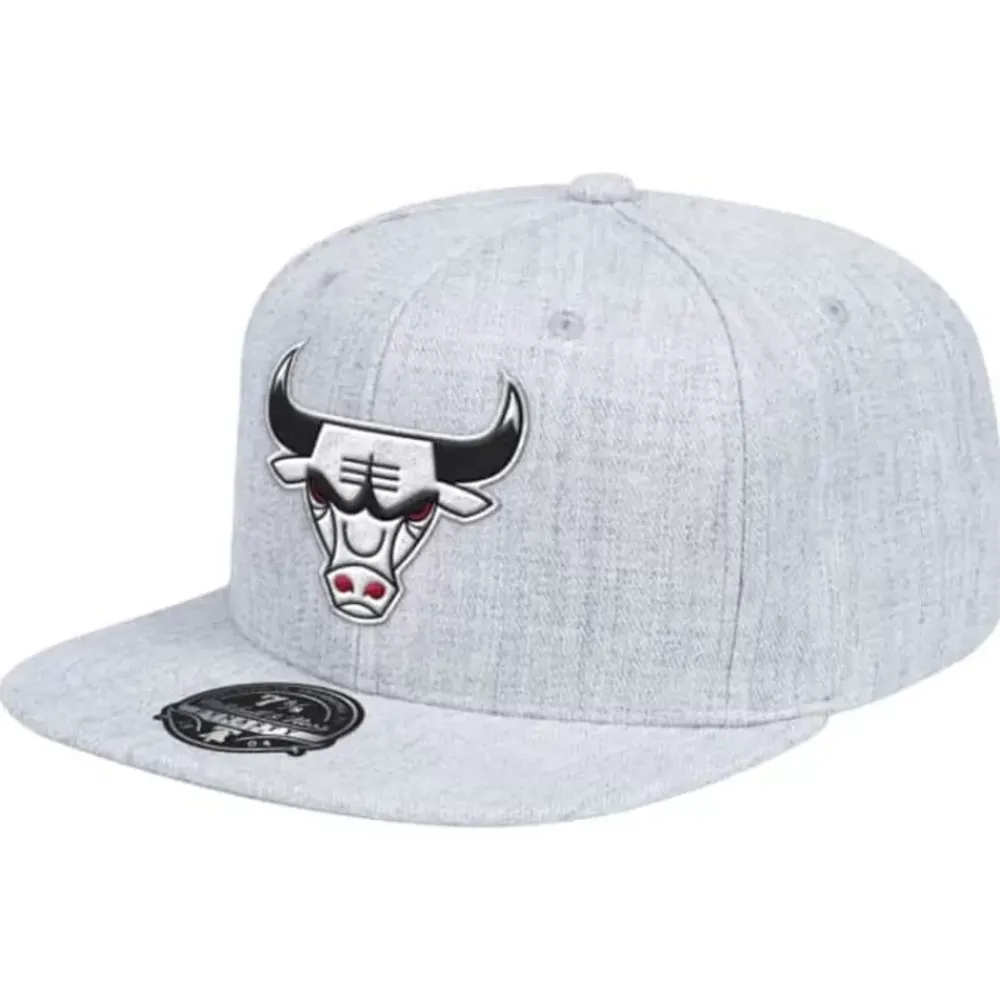 Headwear Mitchell & Ness -Team Heather Fitted Hwc Chicago Bulls