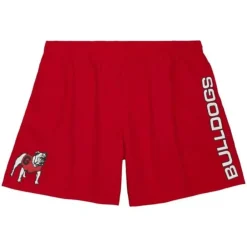 Apparel Mitchell & Ness Shorts-Team Heritage Woven Shorts University Of Georgia