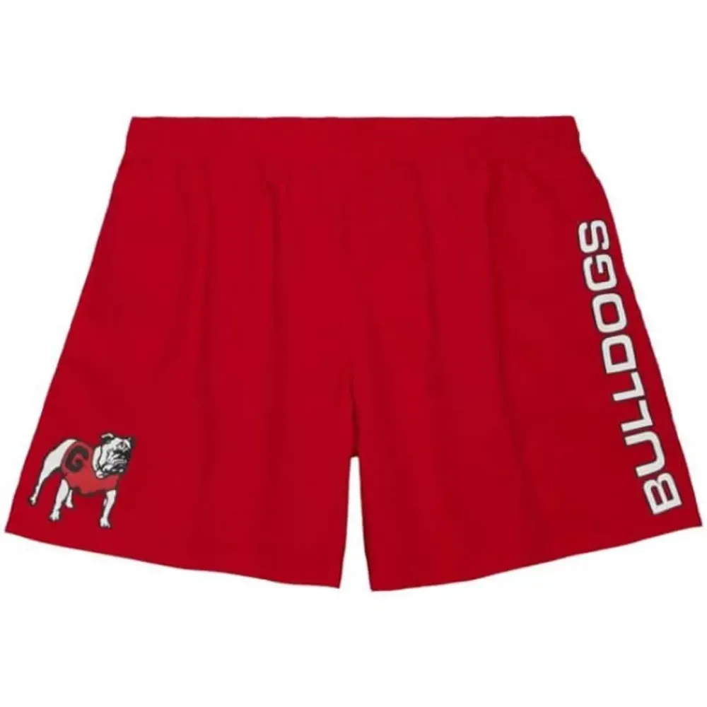 Apparel Mitchell & Ness Shorts-Team Heritage Woven Shorts University Of Georgia