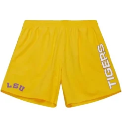 Apparel Mitchell & Ness Shorts-Team Heritage Woven Short Louisiana State University