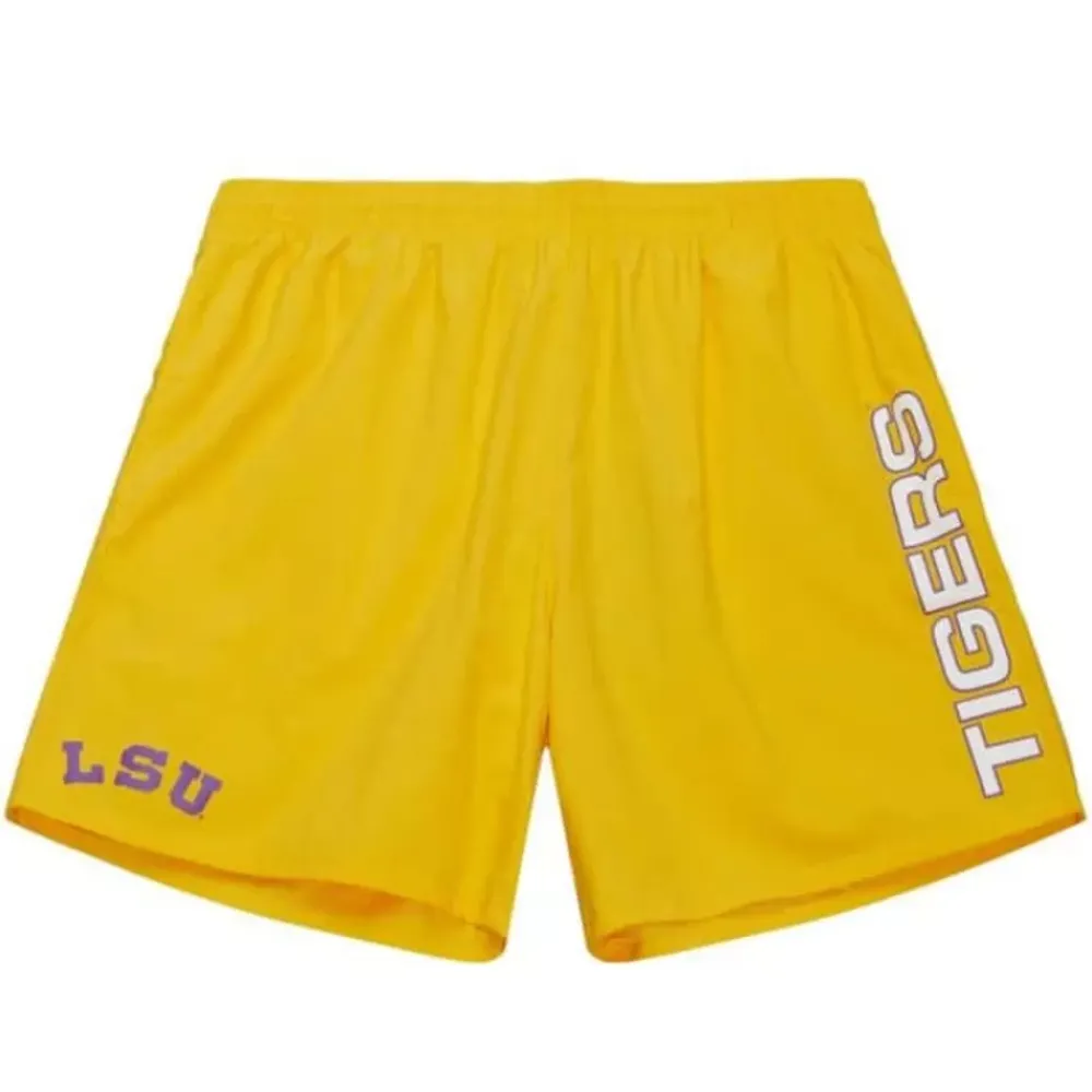 Apparel Mitchell & Ness Shorts-Team Heritage Woven Short Louisiana State University