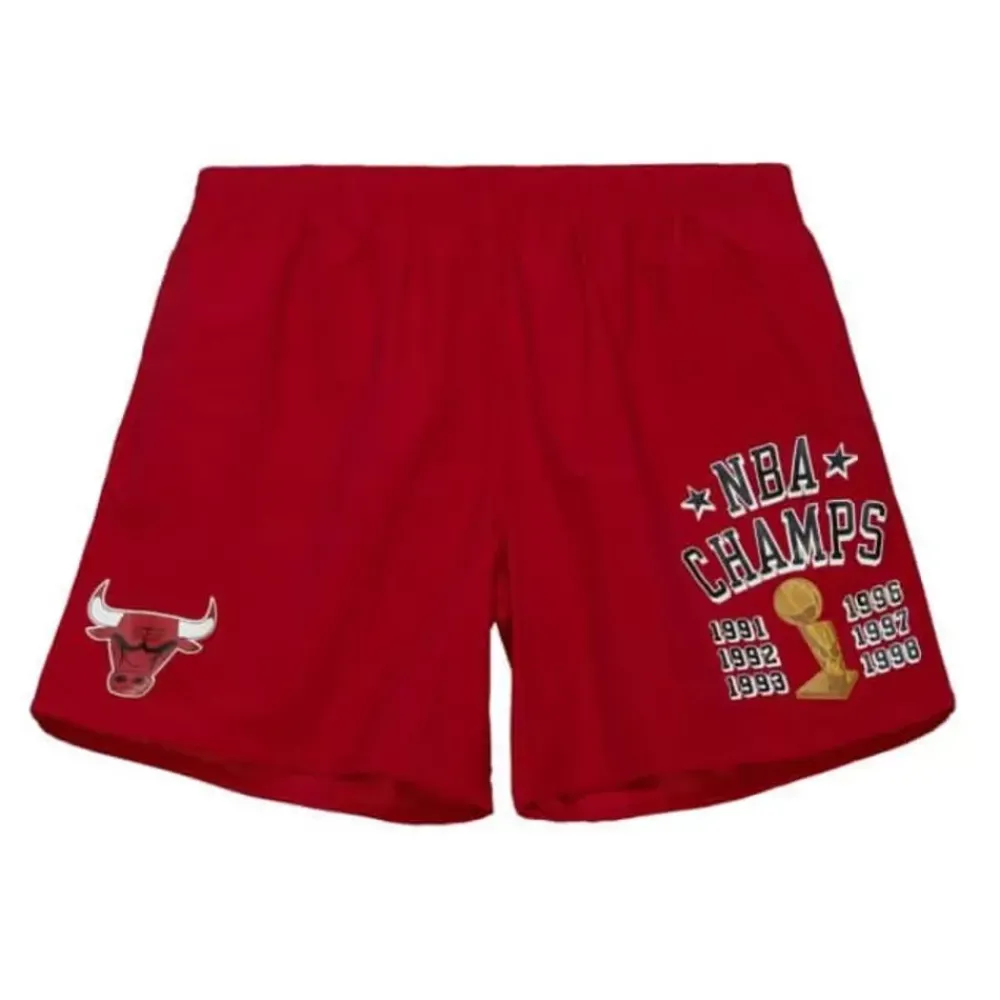 Apparel Mitchell & Ness Shorts-Team Heritage Woven Short Chicago Bulls