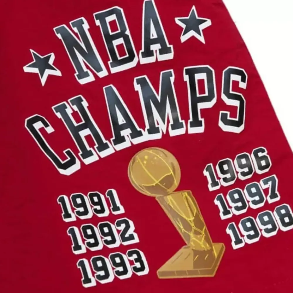 Apparel Mitchell & Ness Shorts-Team Heritage Woven Short Chicago Bulls