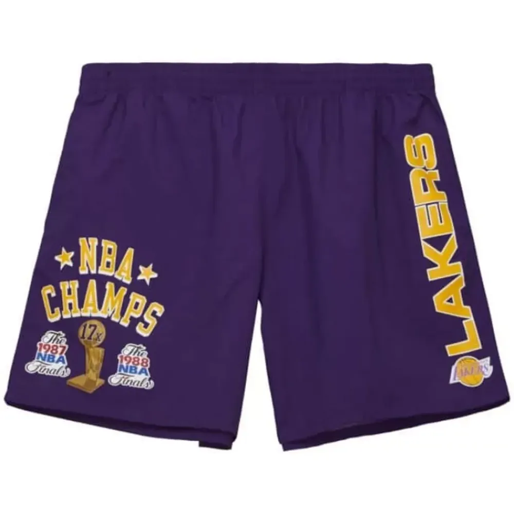 Apparel Mitchell & Ness Shorts-Team Heritage Woven Short Los Angeles Lakers