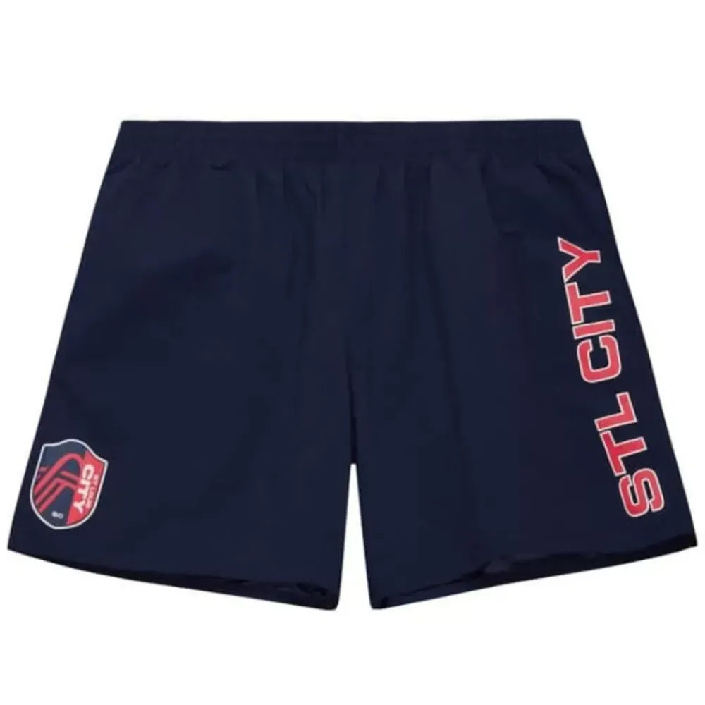 Apparel Mitchell & Ness Shorts-Team Heritage Woven Short St. Louis City Sc