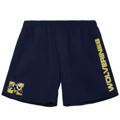Apparel Mitchell & Ness Shorts-Team Heritage Woven Short University Of Michigan