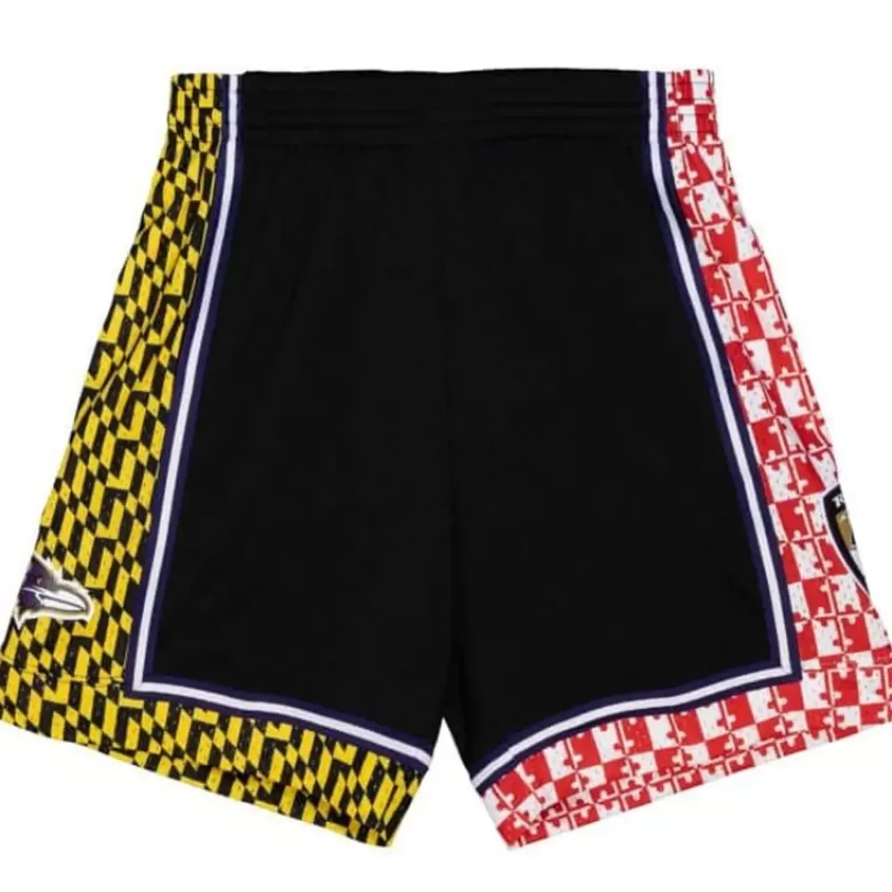 Apparel Mitchell & Ness Shorts-Team Id Mesh Shorts Baltimore Ravens