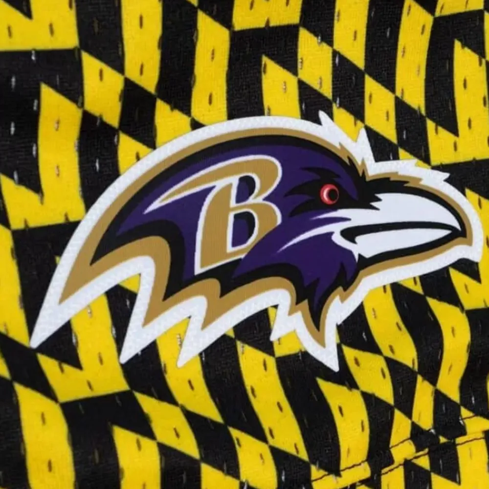 Apparel Mitchell & Ness Shorts-Team Id Mesh Shorts Baltimore Ravens