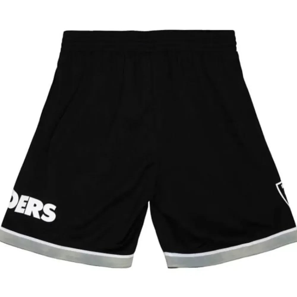 Apparel Mitchell & Ness Shorts-Team Id Mesh Shorts Oakland Raiders